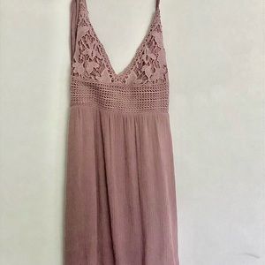 Mauve low back medium length dress from ocean drive. Size medium!